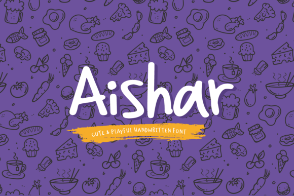 Aishar Handwritten Font: A Cheerful Typeface for Branding and Invitations
