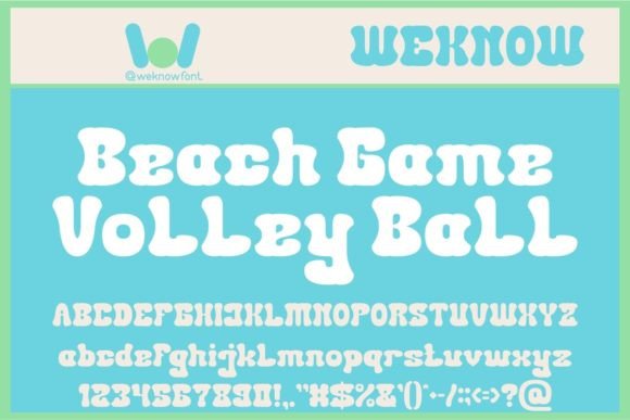 Beach Game Font for Standout Campaign Visuals