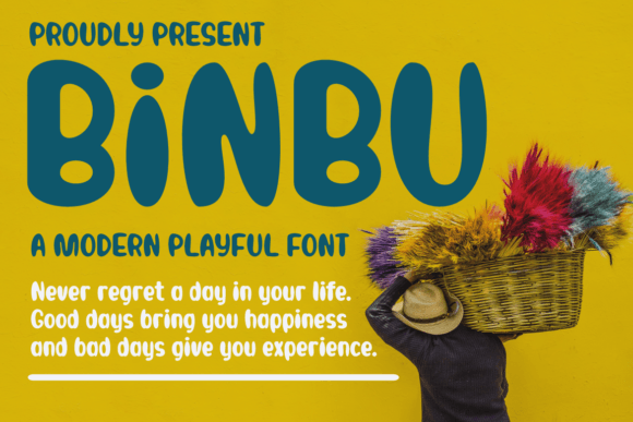 Binbu Playful Display Font for Small Business Branding