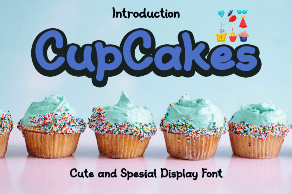Cupcakes Font: A Cool and Modern Display Typeface for Your Brand