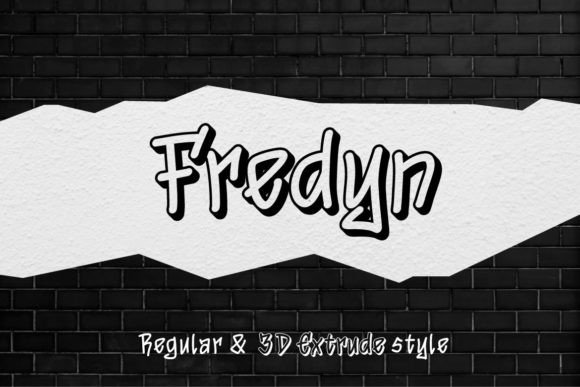 Fredyn Display Font: Street Art Style for Standout Branding
