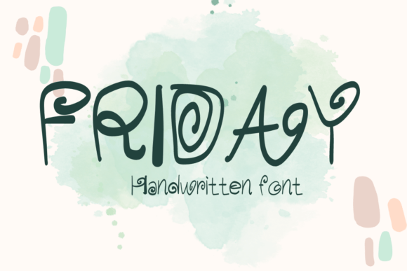 Friday: A Handwritten Display Font for Thoughtful Publishing
