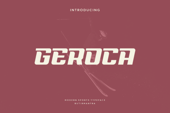 Geroca: A Dynamic Sports Font for Bold Design Projects
