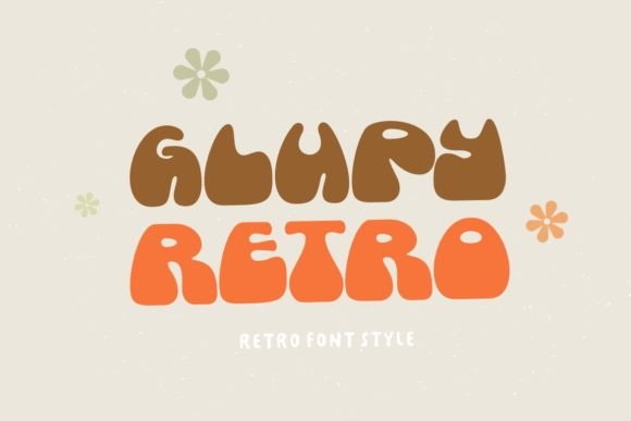 Glupy Retro Display Font for Scroll-Stopping Marketing Content