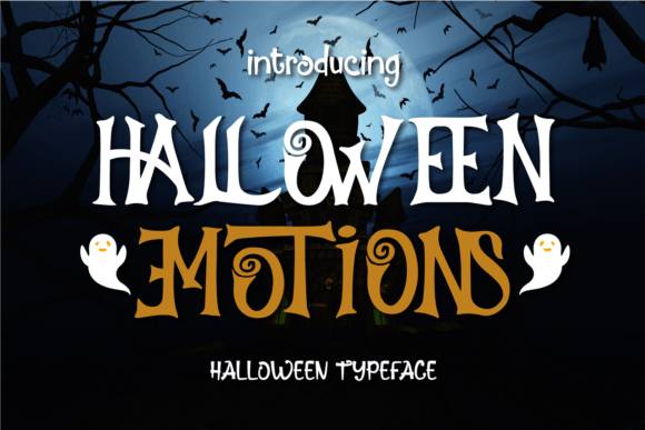 Halloween Emotions: A Vintage Display Font for Spooky Brand Upgrades