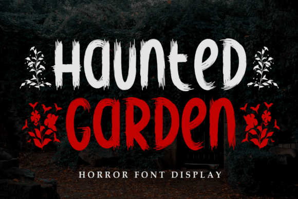 Haunted Garden: A Mystical Display Font for Handmade Crafts