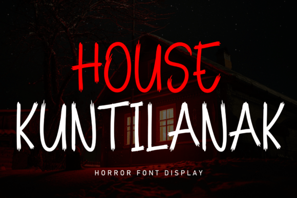 House Kuntilanak for Horror-Themed Branding and Packaging