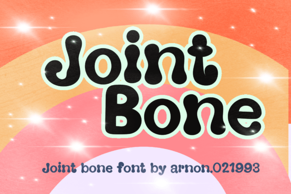 Joint Bone Display Font for Polished Branding and Packaging
