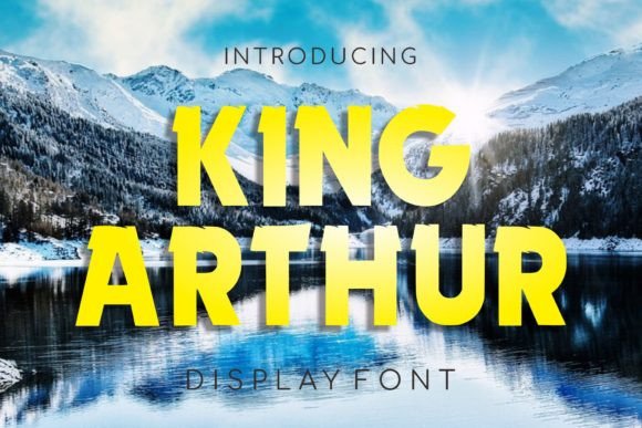 King Arthur: A Bold Display Font for Campaign Headlines and Branding