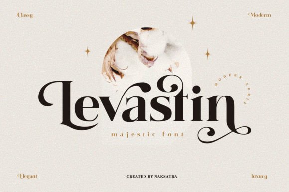 Levastin Display Font for Elegant Web Design Projects