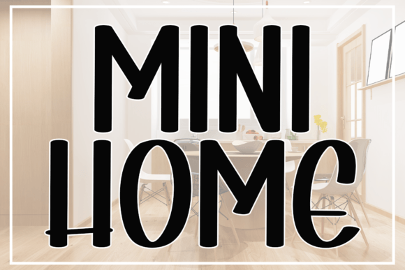 Mini Home: A Handwritten Display Font for Thoughtful Editorial Design