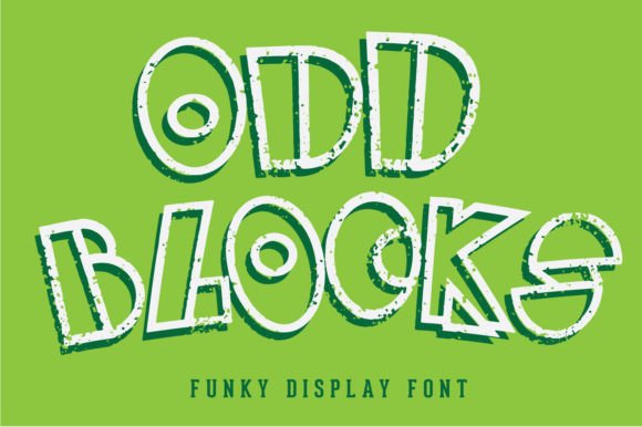 Odd Blocks: A Funky Display Font for Standout Branding