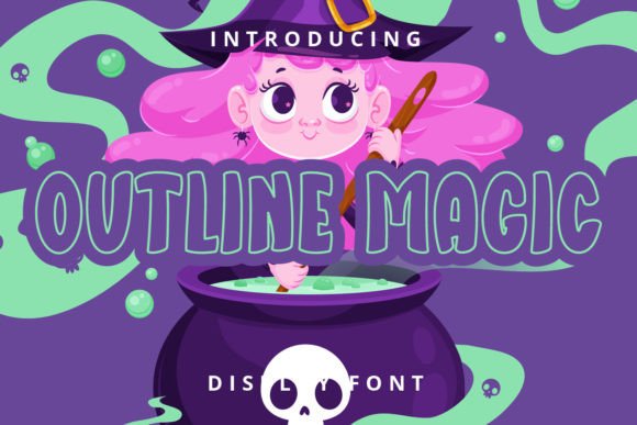 Outline Magic: A Playful Display Font for Modern Web Design