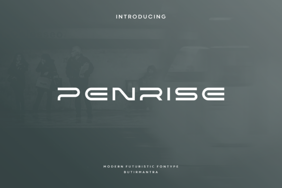 Penrise: Display Font for Headlines, Branding, and Digital Identity