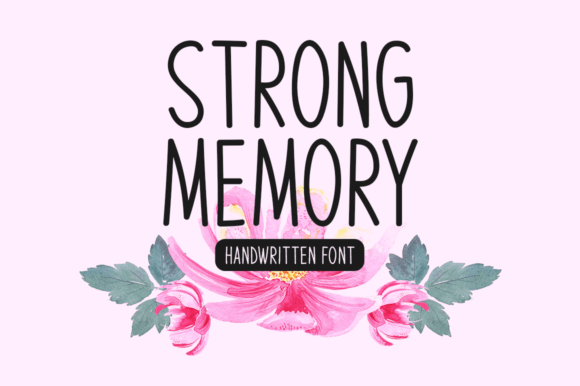Strong Memory: A Handwritten Display Font for Authentic Branding