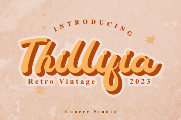 Thillifia Display Font for Bold Small Business Branding